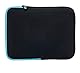 Slabo Tablet Tasche Schutzhülle für Samsung Galaxy Tab A8 10.5 2021 (LTE | WiFi) Hülle Etui Case Phablet aus Neopren – TÜRKIS/SCHWARZ