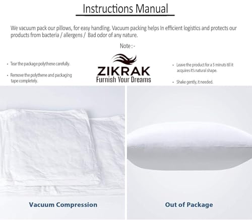 Image of Premium Cushion Fillers, Fibre Filled Inserts for Hotels and Homes, Multiple (18 x 18 inch Or 45 x 45 cm, 1, Count)