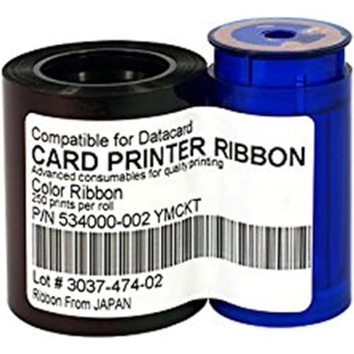 Cinta de color compatible para impresoras Datacard 534000-002 miniatura 3