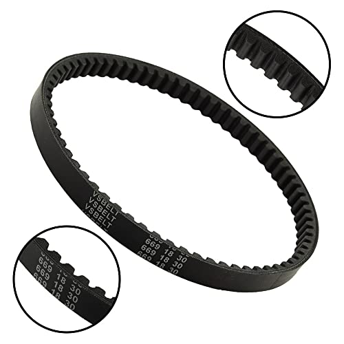 Alonegoer 2Pcs 669 18 30 Racing Drive Belt Compatible With 4 Stroke 49Cc 50Cc Gy6 139Qmb 139Qmb Roketa Taotao Baja Vespa Jonway Scooter Atv Go Kart Moped 669-18-30 #TOP2