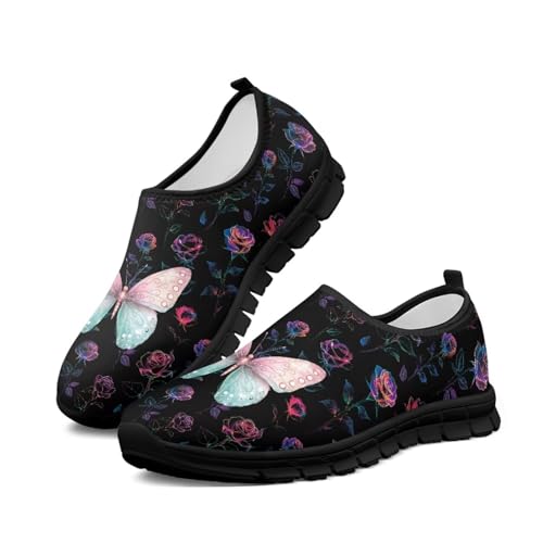 Image of Women's Loafers Slip On Slip Shoe Casual Walking Shoes Non Slip Work Shoes Mesh Athletic Sneakers