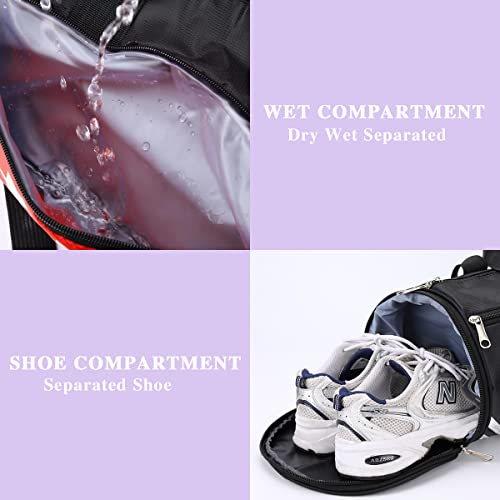 Sports Duffel Bag With Adjustable Strap, Lightweight Duffel Bag Travel Duffle Bag Foldable For Men Women #TOP2