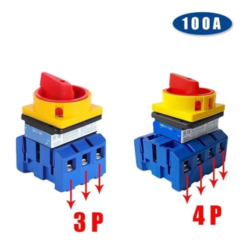 Interrupteur sectionneur 4P 100A came rotative LW30-100 coupure charge CC