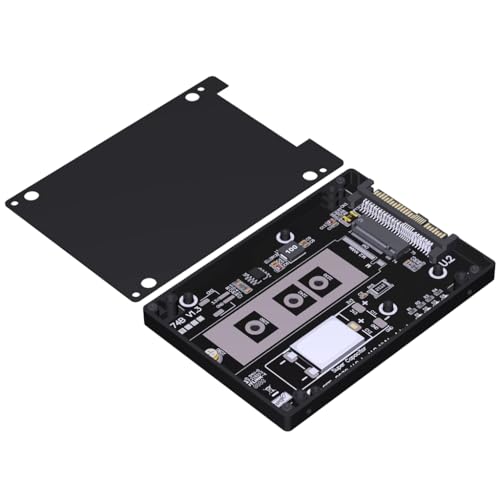 JMT ADT-R74 Caja Adaptadora M.2 MKey NVMe a U.2/U.3 SSD miniatura 1