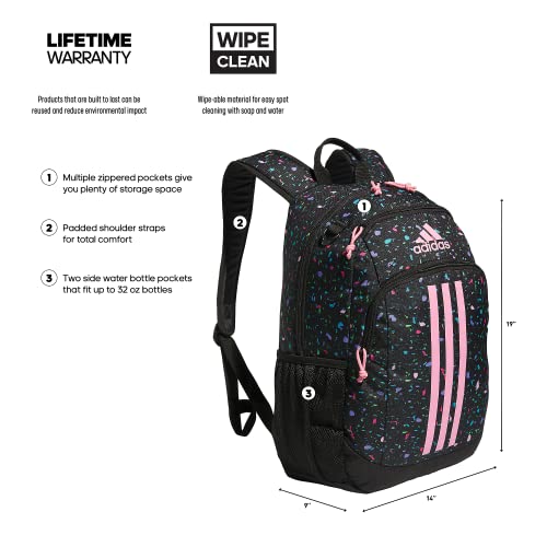 adidas-Young-BTS-Creator-2-Backpack-Speckle-BlackBliss-PinkBlack-One-Size
