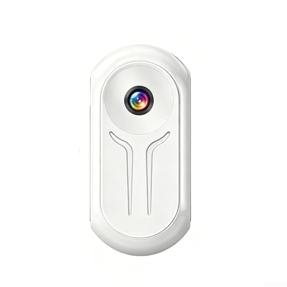 Caméra de sport portable 1080P compacte 10 x 10 cm (blanc)