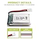 5PCS 3.7V 300mAh Li-ion Batterie mit 5-in-1-Ladegerät für Syma X11C WLToys V911S A120 XK A150 V966 FX801 UDI U816A Hubsan H107L F180W F180C HS170 HS170C HS177 Quadrocopter-Drohnenbatterie