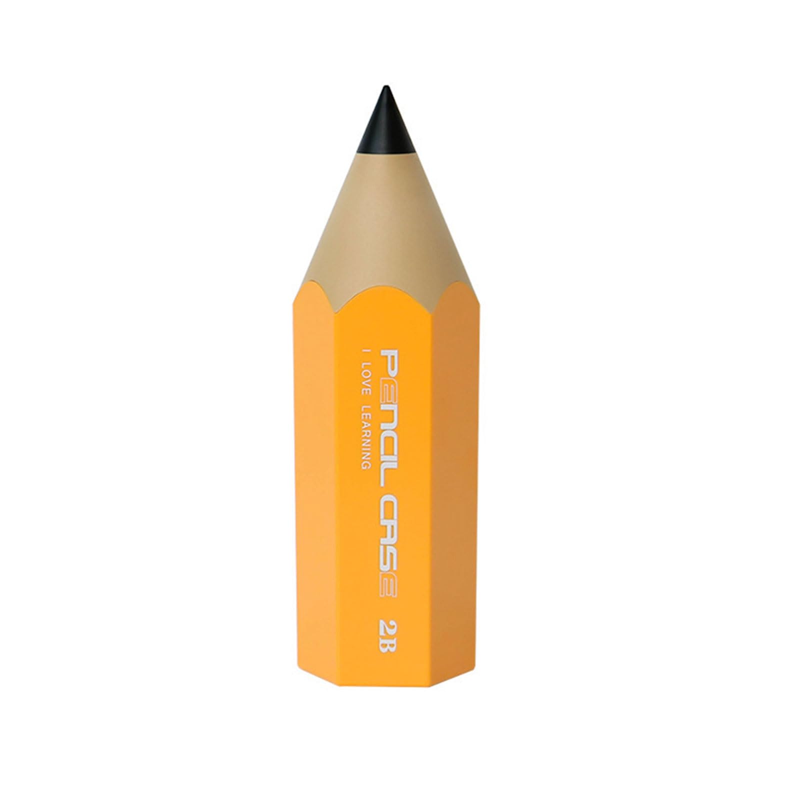 HDOYTXXM Students Pencil Shaped Pot Pen Holder Colorful Vase Container Desktop Accessory Stationery Storage Organizer Case Shaped Pen for Desk Makeup Brush Desktop Organizer