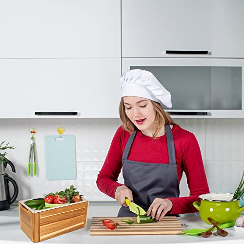 Bruvvers Acacia Wood Compost Bin - Countertop Trash Can For Smell-Proof Indoor Composting, With Adhesive Lid Holder And 1.6 Gal Container For Your Kitchen #TOP6