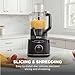 Ninja Kitchen System | All-in-One Food Processor & Blender | With 8-Cup Bowl & (1) 24 oz. To-Go Cup | For Smoothies, Cookie Dough, Salsas, Cole Slaw & More | 1800 Watt | Black | TB401