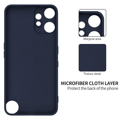 Image of FIRST MART Matte Silicone Back Cover for Nothing Phone CMF 2 Pro - Blue