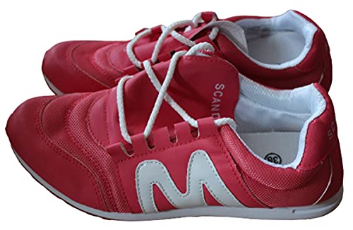 schuhundtextilshop Red / white trainers Multicolour Size: 7 UK