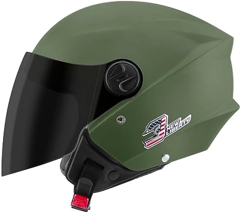 CAPACETE ABERTO PRO TORK NEW LIBERTY 3 ELITE FOSCO VERDE MILITAR ...