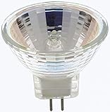 Satco S3194 5 Watt MR11 Halogen GZ4 Base 12 Volt Clear NSP 9 Beam Pattern Light Bulb, No Lens