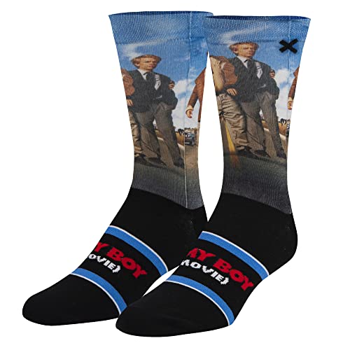 Odd Sox – Tommy Boy Chris Farley Movie Scene Novelty Crew Socks – Size Large – Men’s 8–12...