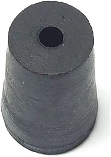 Stopper, 18 Mm Neck Size, 18 Mm Height, Black, Rubber, Pk 100,210415376