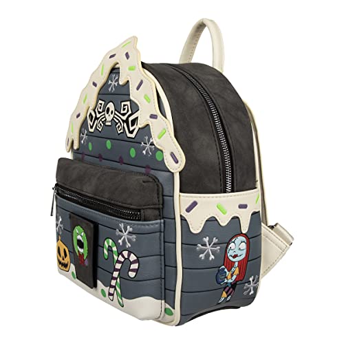 Bioworld Nightmare Before Christmas Frosted Christmas Town House Women's Mini Backpack2