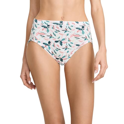 Image of Jockey Women's Underwear Elance Breathe French Cut - 3 Pack, Celadon Zen /Abstract Palma /Rose Gold, 10