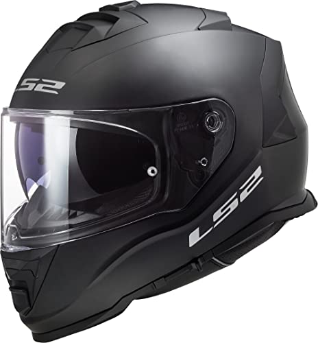 LS2, casco integral moto Storm BLACKMAT, L Cover