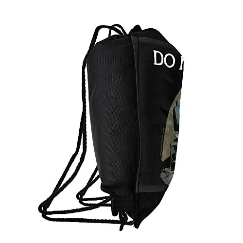 LOGOVISION Batman Do Not Disturb The Joker Drawstring Backpack Sports Bag Sackpack 17" x 13", Perfect for Gym, Yoga or Practice2