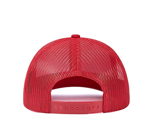Image of Quanhaigou Trucker Hat - Mesh Snap Back - Unisex Adjustable Baseball Cap - Outdoor Hats for Men Women