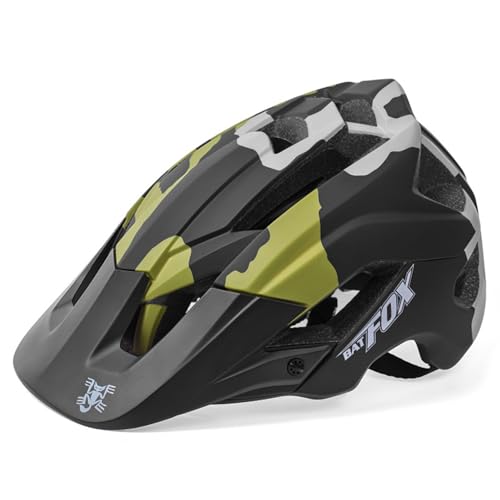 Casco de Ciclismo JSHshield,Casco de Bicicleta, Cascos de Bicicleta de Montaña para Adultos,Cascos de Bicicleta Unisex para Mujeres y Hombres,Ligero con Correa Lateral y Mentonera Ajustables