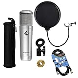 PreSonus PX-1 Large-Diaphragm Cardioid Condenser Microphone with Pop Filter & XLR Cable Bundle