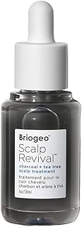 Briogeo Scalp Revival Charcoal + Tea Tree Scalp Treatment, Scalp Serum to Soothe a Dry, Flaky, Itchy Scalp, Vegan, Phalate & Paraben-Free, 1 oz