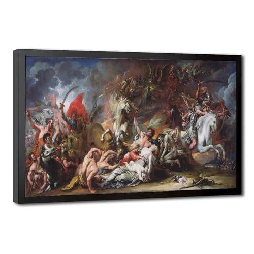 Death on The Pale Horse tableau Benjamin West idéal pour décoration de bureau