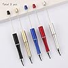 TsuvyXeg Beadable Pen Kit Ballpoint Pens for School Office Supplies Craft DIY 5pcs #2