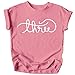 Olive Loves Apple Girls Cursive Three Shirt for Toddler Girls 3rd Birthday Outfit Mauve Shirt