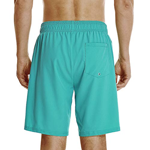 Image of HOdo Mens Swim Trunks with Mesh Liner 9 inch Quick Dry Swim Shorts Bathing Suits for Men Swimwear Board Shorts wiht Pockets