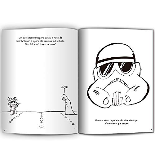 STAR WARS DOODLES LER E COLORIR COM LAPIS