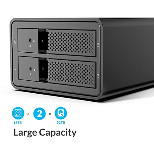 Estación de acoplamiento HDD USB 3.0 con 2 bahías 3.5'' miniatura 3