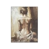 Sexy Nude Girl Wall Art Home Decor Woman Background Nude Poster Canvas Painting Wall Art Poster for