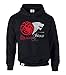 shirtdepartment Game of Thrones - The Dragon & The Wolf - Targaryen & Stark - GoT Herren Hoodie - von Shirt Department, XXXL, schwarz-Silber