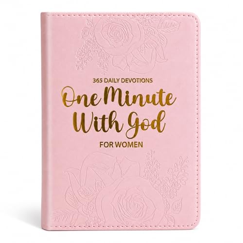 Cadeau chrétien rose pour femme avec dévotionnel et versets de la Bible