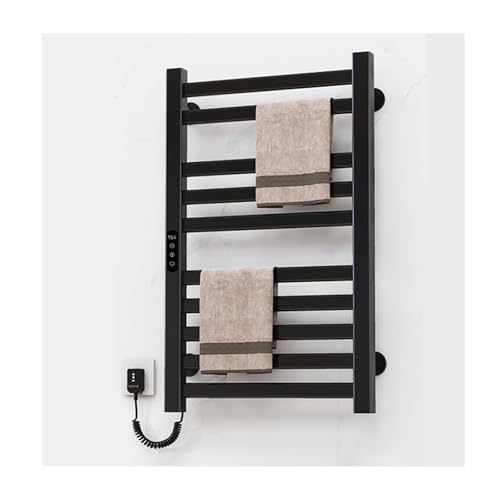 Chauffe-serviettes noir tactile pour une salle de bain moderne - 2