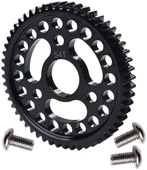 GPM for Traxxas Slash 4X4 / Stampede 4X4 / Hoss 4X4 Upgrade Parts Steel Main Gear (54T) - 1Pc Set Black