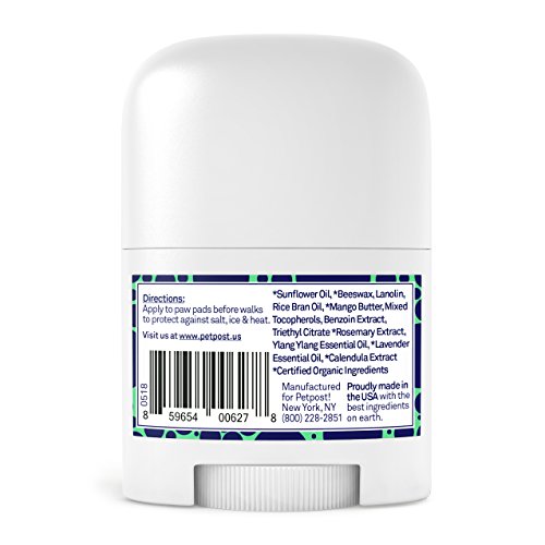 Petpost | Paw Protection For Dogs - Organic Sunflower Oil And Beeswax Balm For Hot Pavement - Wax Coats Dog Feet To Prevent Burns From Heat & Cold #TOP3