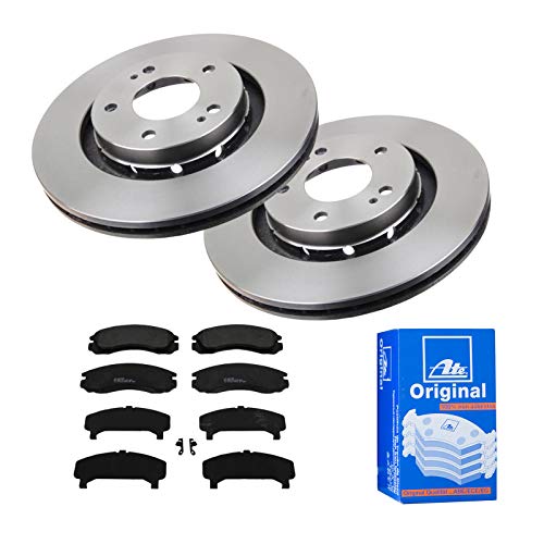 Produktbild von Bremsen Kit Peugeot 309 ATE Bremsen-Set 2 Bremsscheiben + Bremsbeläge 247mm Für Peugeot 205 309 Bremsen Set