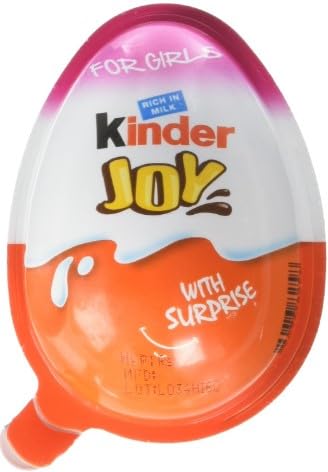 Chocolate Kinder Joy for Girls with Surprise Inside (6-Pack) Delicious Tasty Sold By Kidzbuzz