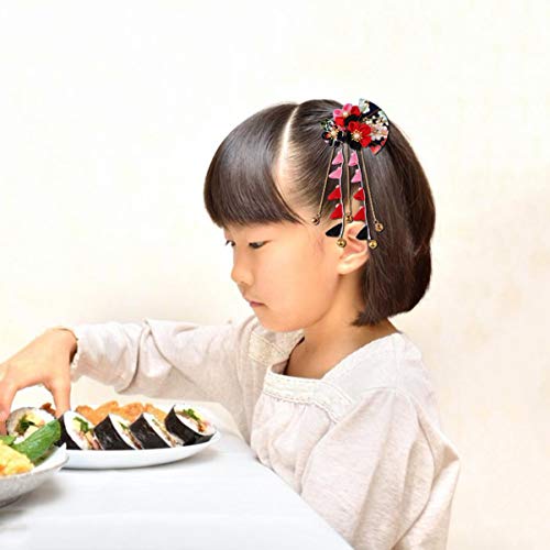Épingle à cheveux fleur violette Minkissy avec pince stable