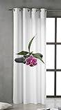 Incluye 1 cortina Tsuki KANWA Cortina confeccionada con Ojales metálicos 150 x 260 Zen, Chillout, Japonesa