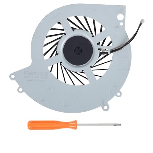 Image of New PS4 CPU Cooling Fan, Internal Cooler Fan Replacement for Sony PlayStation 4 PS4 CUH-10XXA (CUH-1000A CUH-1001A) & CUH-11XXA (CUH-1100A CUH-1115A) Console Series with Tool Kit