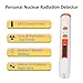 Counter Radiation Detector, Radiation Detector with Dosimeter Beta Gamma X Ray, Rechargeable Digital Electromagnetic Field Radiation Detector, for Any Object