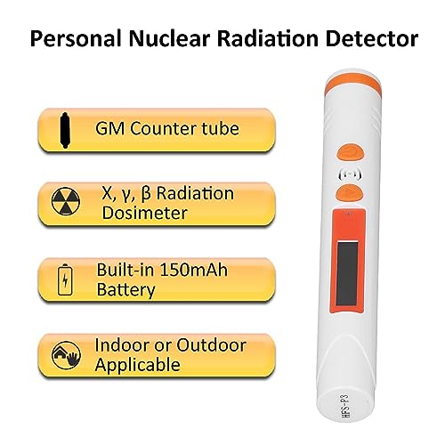 Image of Counter Radiation Detector, Radiation Detector with Dosimeter Beta Gamma X Ray, Rechargeable Digital Electromagnetic Field Radiation Detector, for Any Object