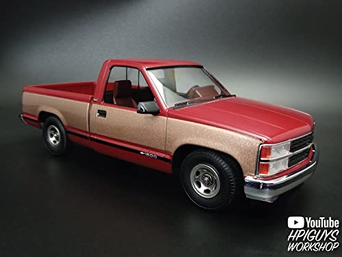 Amt 1992 Chevrolet Silverado Shortbed Fleetside Pickup Easy Build 1:25 Scale Model Kit #TOP5