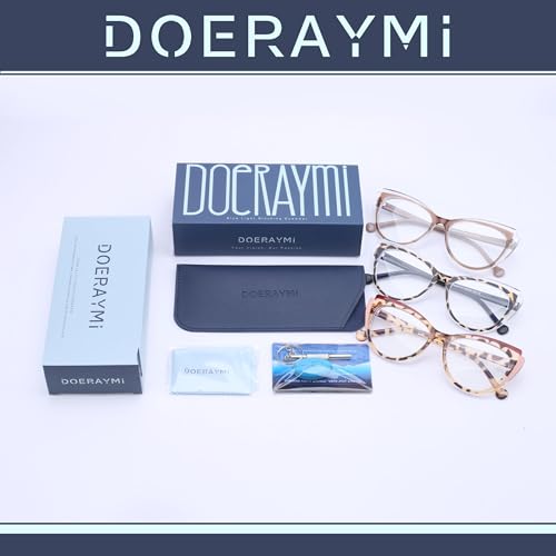 Blue Blockers Glasses for Women, Bluelight Glasses with Cat Eye Frame for Style, Comfort, Eye Strain Relief