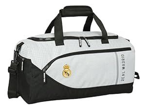 Safta Real Madrid Sporttasche 24/25 Weiß/Grau